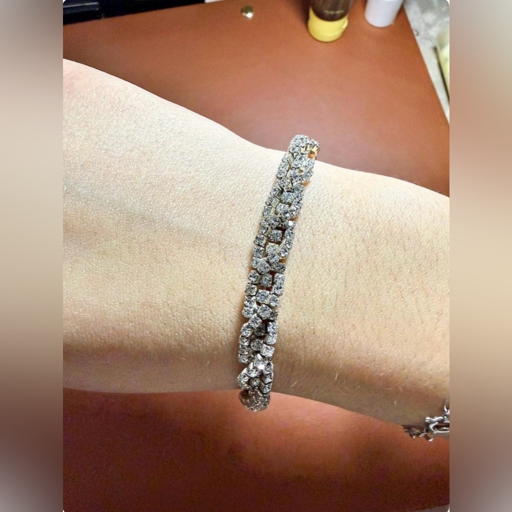 Sparkling Crystal Tennis Bracelet